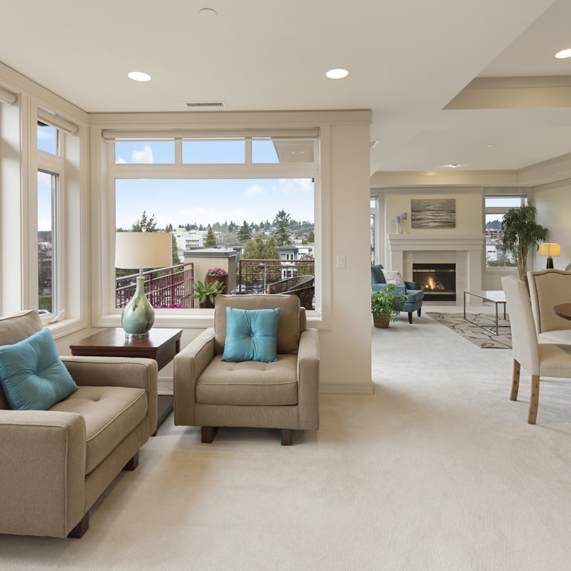 Freshly cleaned empty apartment ready for move-in in Calgary